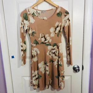 Charlotte Russe Millenilial Pink Floral Dress